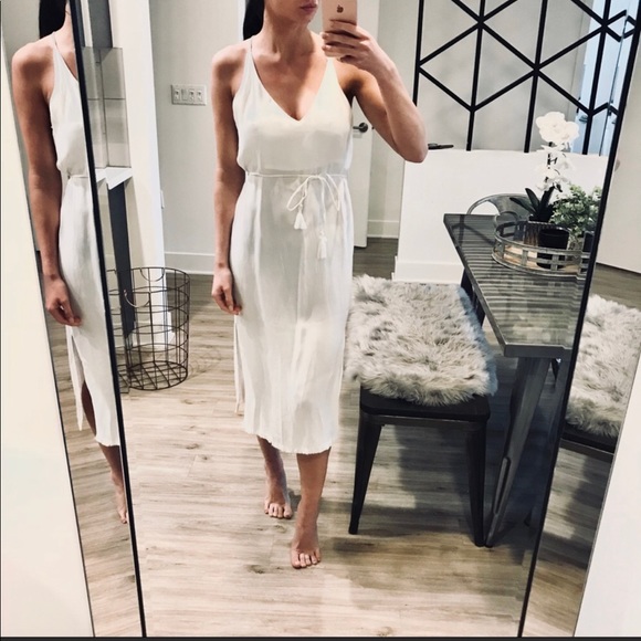 Faithfull the Brand Dresses & Skirts - Faithful The Brand White Silk Dress, Size 4